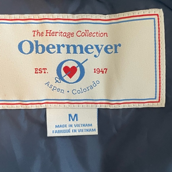 Obermeyer vest down women’s sz medium “Carson” style 14051 retro design blue - Picture 6 of 9